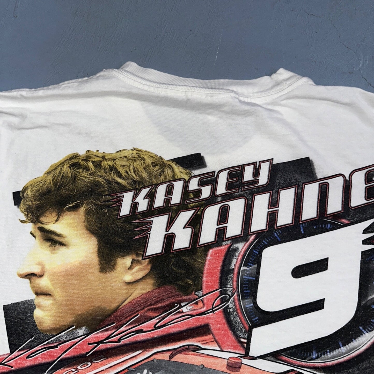 Kasey Kahne VTG Shirt Large Nascar Dodge #9 Car Racing Chase Authentics XL Y2K