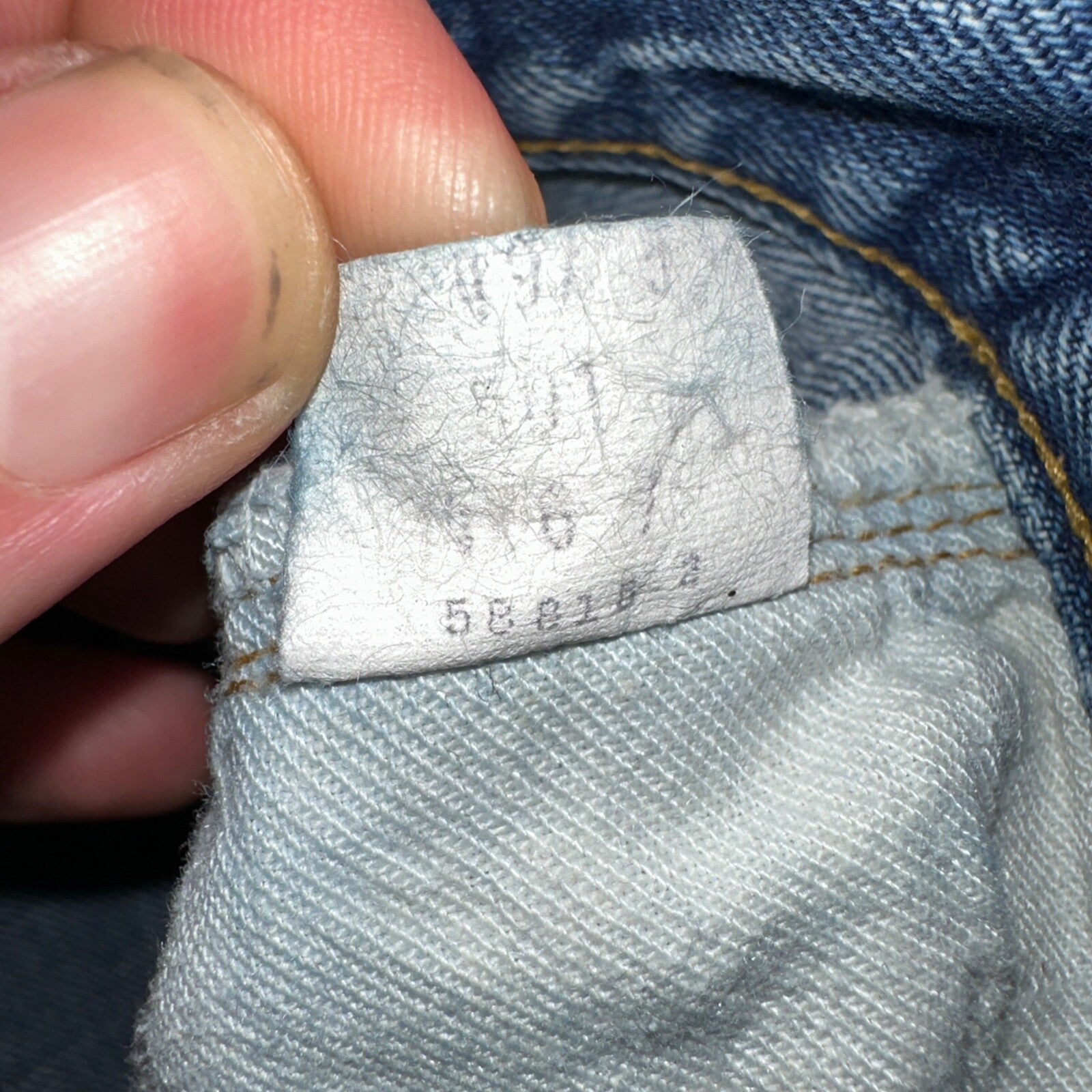 Levis 501 VTG 70s SS Redline Selvedge Jeans XX Med Wash 29x33 Act 26x29