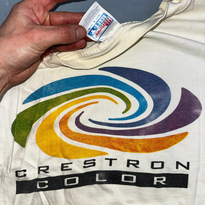 Crestron Color VTG T Shirt Remote Controller Hanes Graphic Music Audio TV Promo