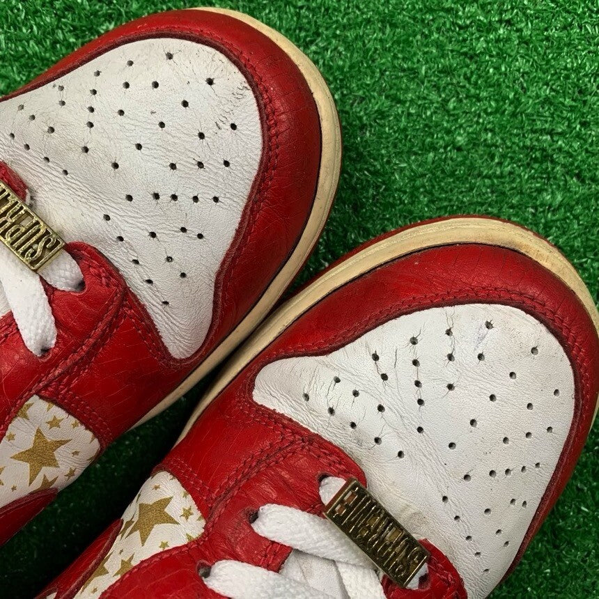 2003 Nike Supreme Dunk High Pro SB Stars Low Red Box Logo 307385-161 9 VTG  
