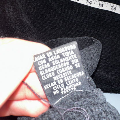 VTG Arizona Sweater Mens L Black Fleece Knit Pullover 2000s Streetwear Y2K Red