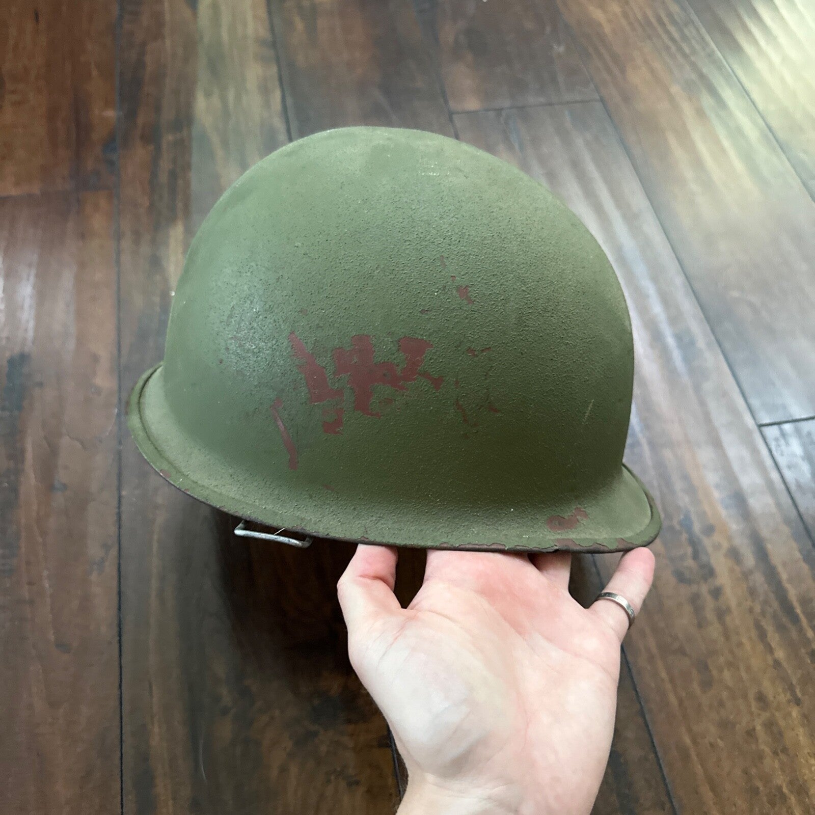 Vintage Vietnam War USMC M1 Helmet Post WWII Barn Find Unknown Origin