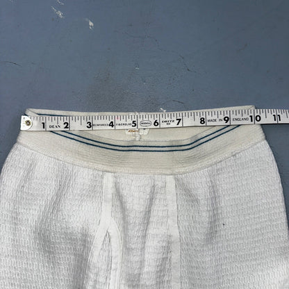 VTG J. C. Penny Cotton Poly Pants Thermal Underwear S 1960s 70s Rockabilly