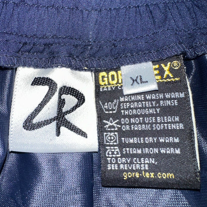 Zero Restriction ZR USA Navy Blue Gore-Tex Mens Water Resistant Pants Sz XL