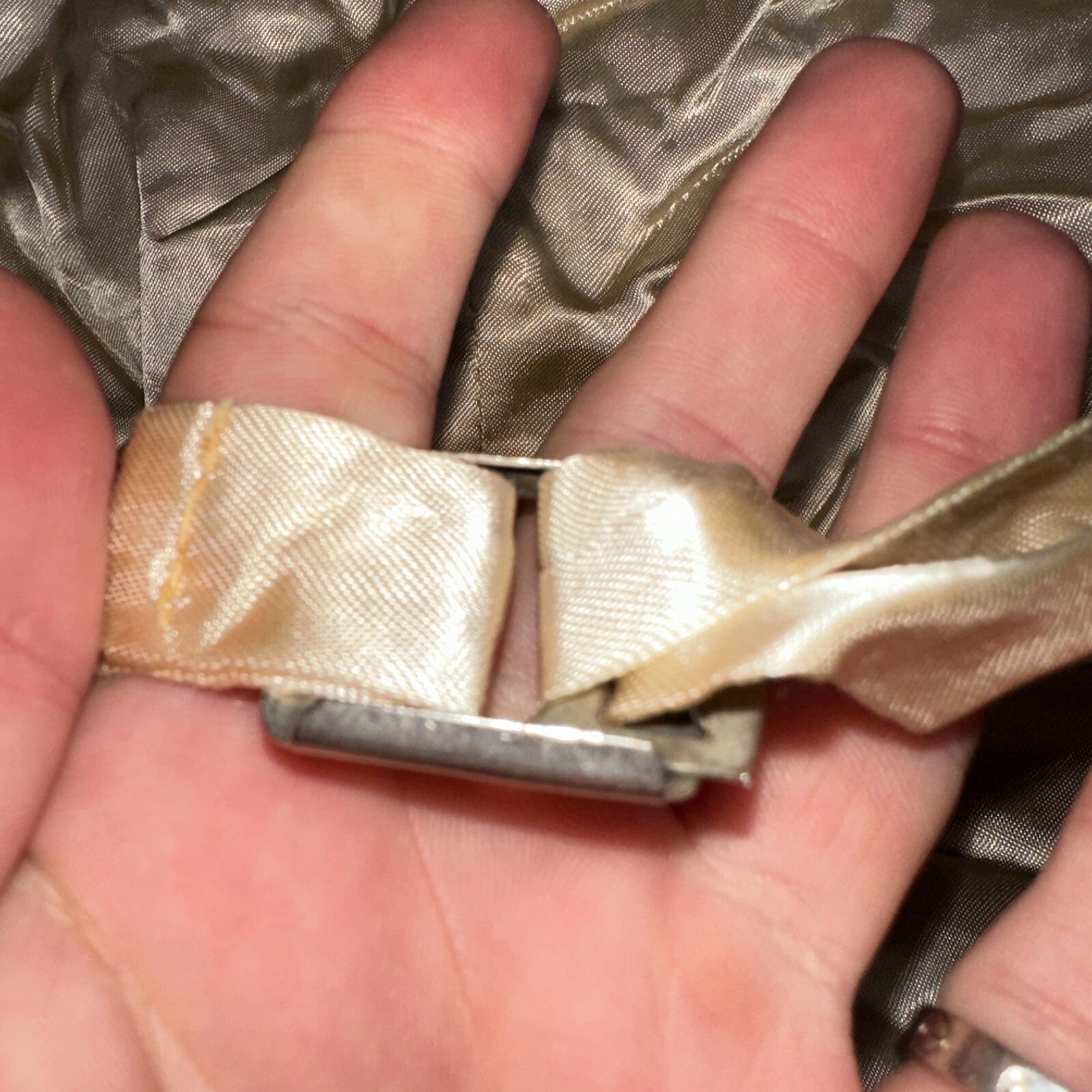 Vintage Buckle Back Vest Mens Green Waistcoat Size S 1940s 1950s 1960s Antique