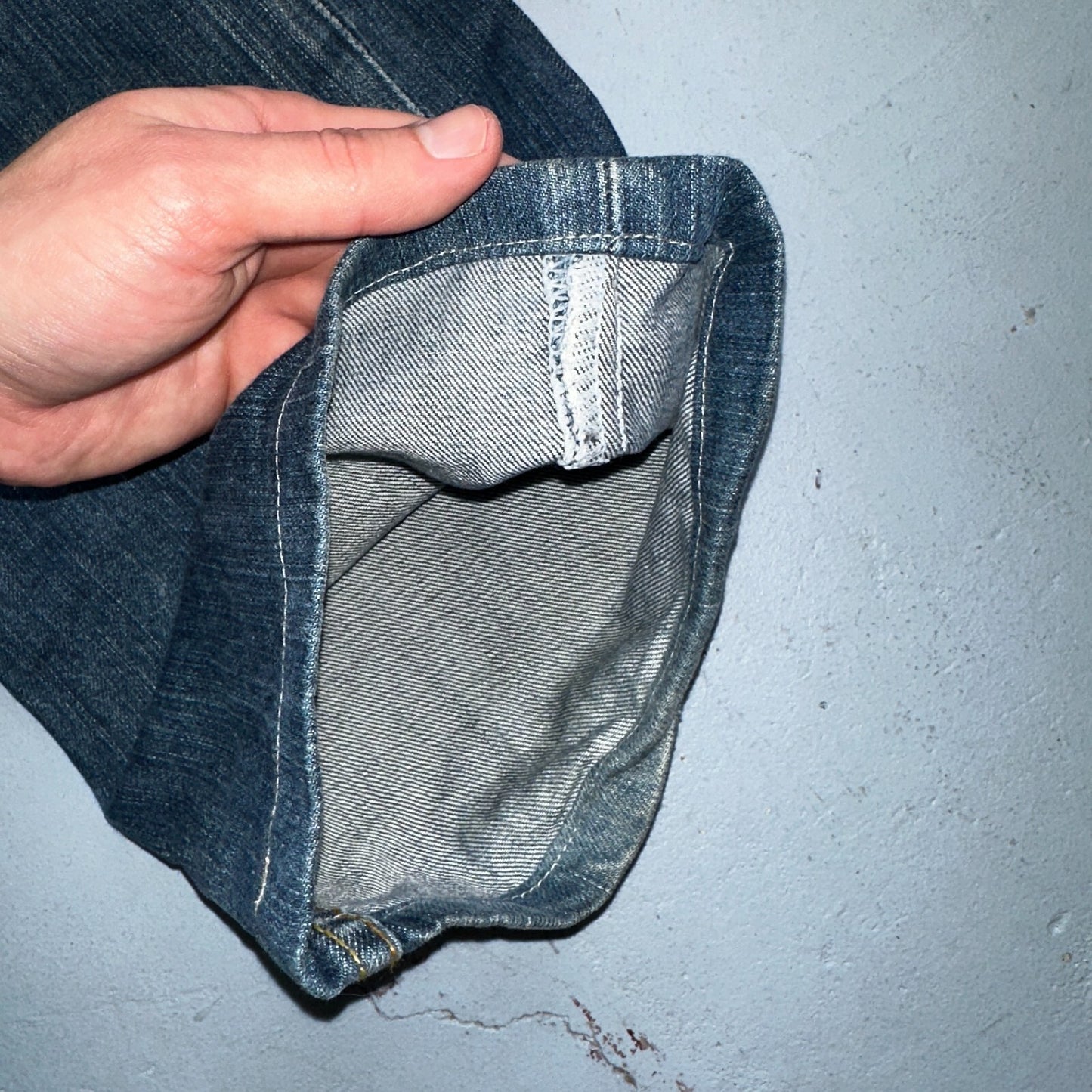 Levis 501 Vintage Y2K XX Straight Leg Jeans Blue Med Wash 34x34 Act 33x30