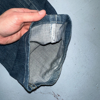 Levis 501 Vintage Y2K XX Straight Leg Jeans Blue Med Wash 34x34 Act 33x30