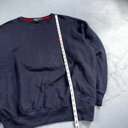 Polo Ralph Lauren VTG Sweatshirt Men Large L Blue Crewneck Crew Neck 90s