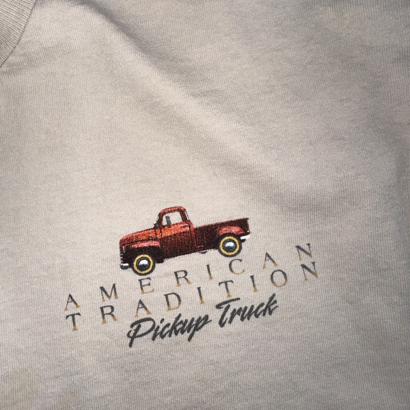 American Tradition Cars VTG T Shirt Y2K 2000s Pick Up Trucks Classic Dodge Ford