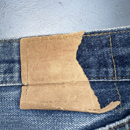 Levis 501 VTG 70s SS Redline Selvedge Jeans XX Blue Med Wash Patched Act 31x28