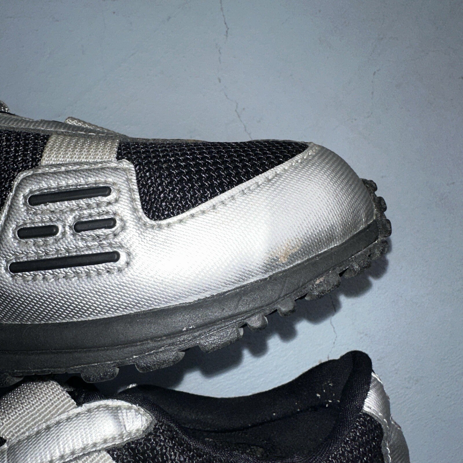 Nike Size 10 VTG 171105-061 Contagious Women's Cycling Shoes Silver 1998 90s