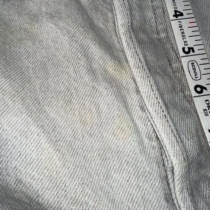 Levis 501 Vintage 90s USA XX Straight Leg Jeans Gray Light Wash 36x32 Act 33x30