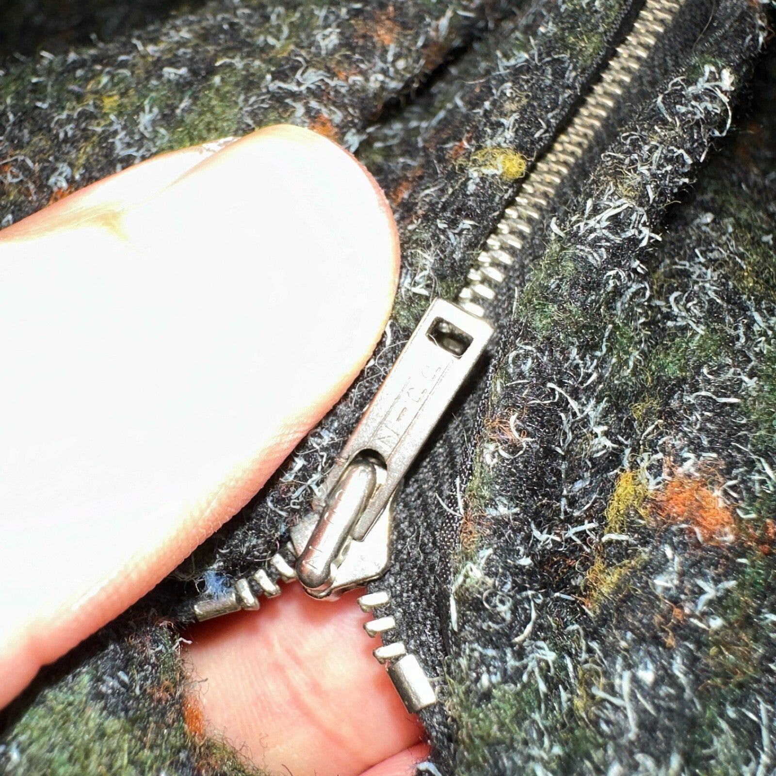 Haut THICK Original Vintage Wool Pleated Skirt Rockabilly 1960s 50s 60s Wolle