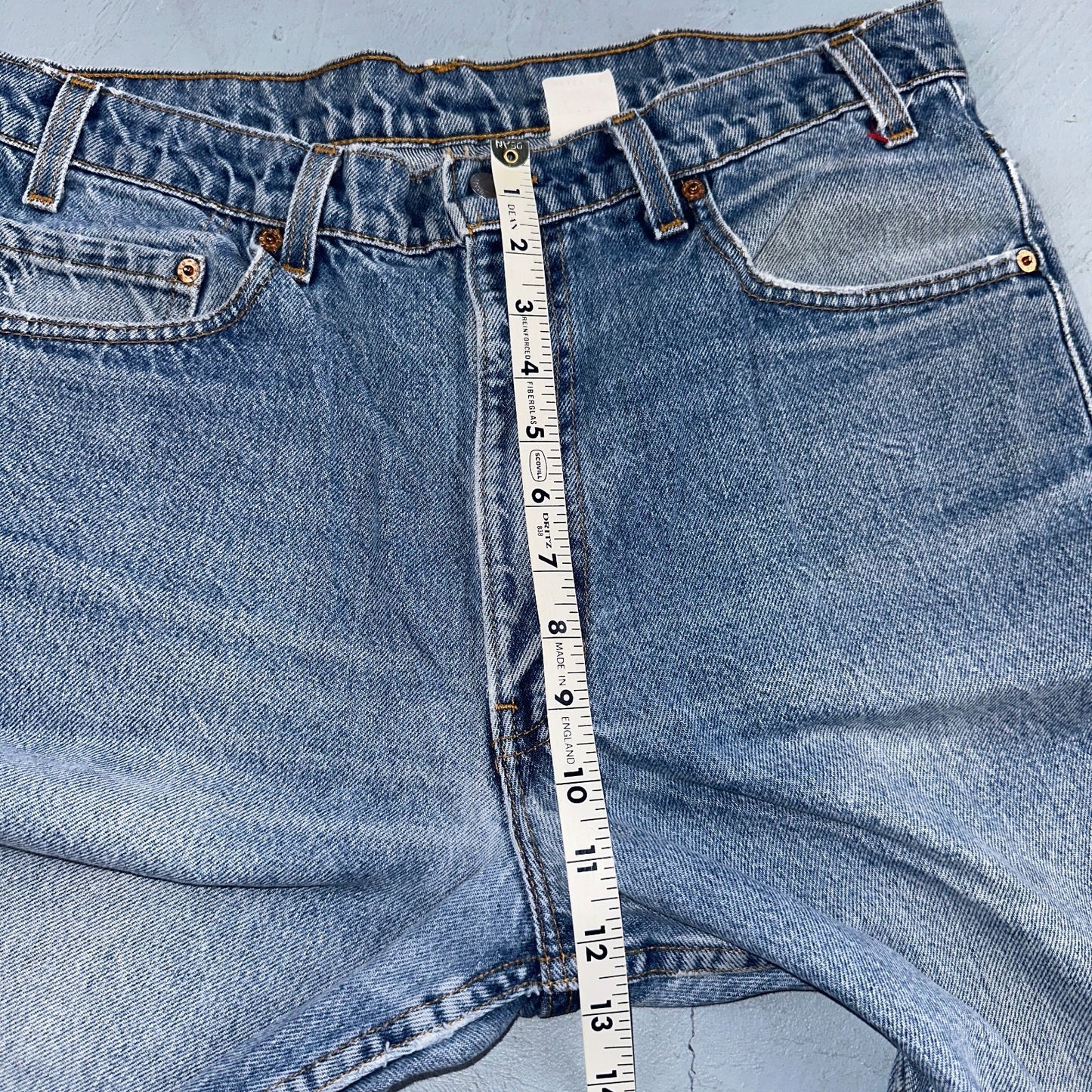 Levis 517 Jeans Mens 36x34 Black Denim Bootcut Red Tab USA Vintage 90s 34x32