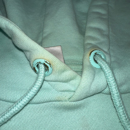 Teddy Fresh Size M Embroidered Logo Hoodie Sweatshirt Pastel Color Block