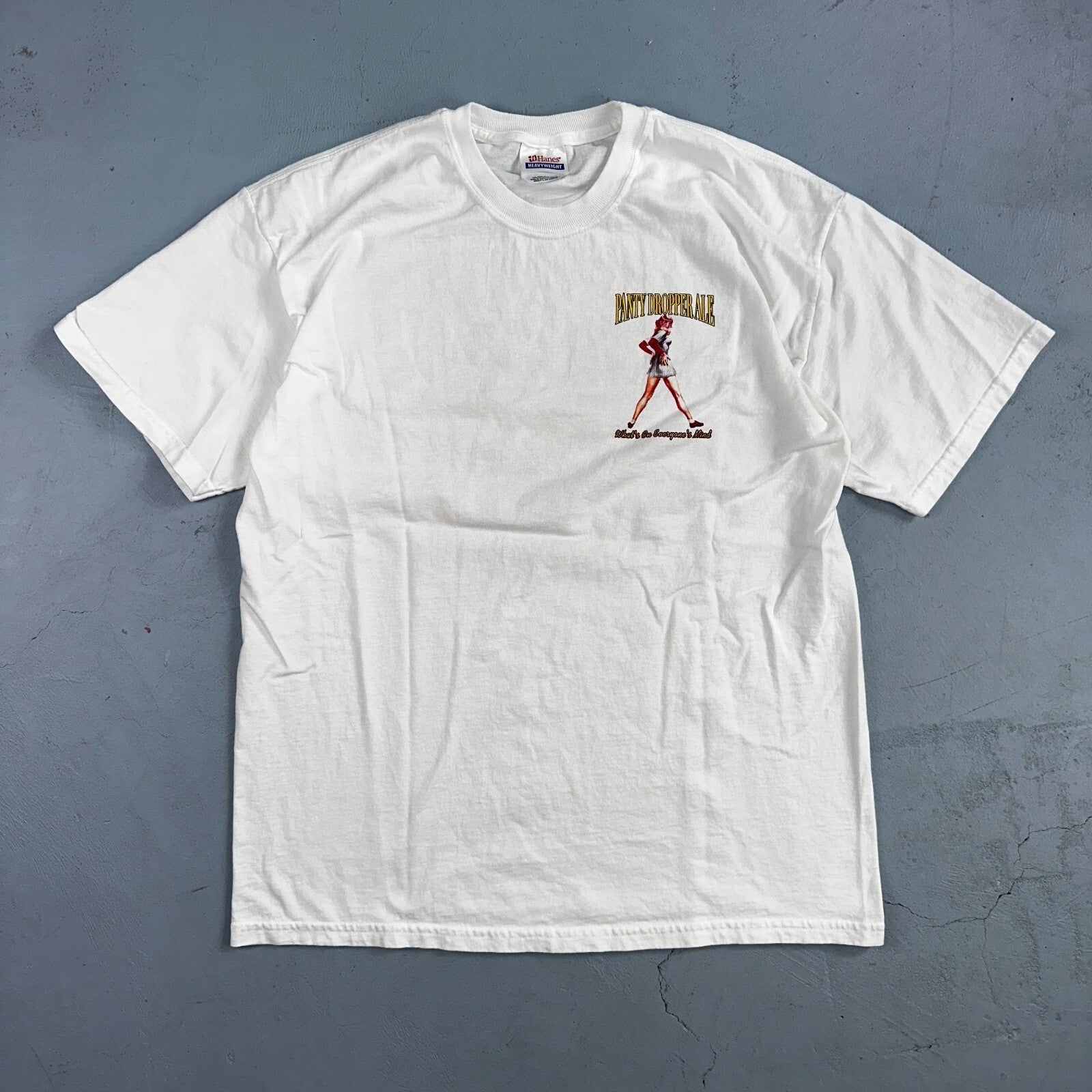 Pants Dropper Ale Y2K VTG T Shirt MLB Baseball Sports Art Hot Girl Rap Funny