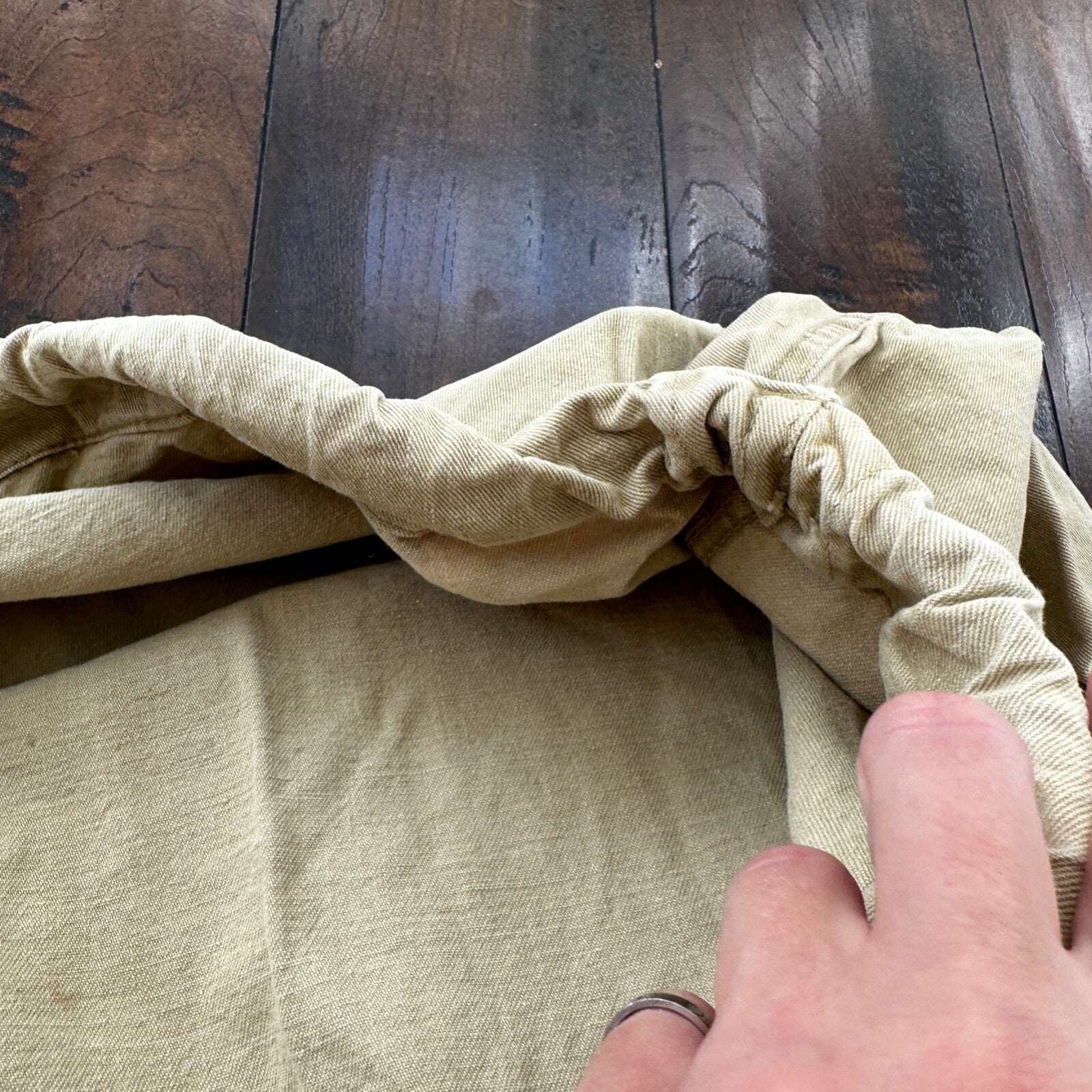 VTG WWII Canvas Garment Laundry Bag Rare Military Denim 1940s 40s 50s Stencil