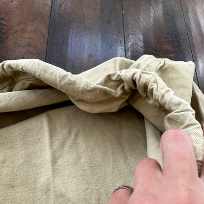 VTG WWII Canvas Garment Laundry Bag Rare Military Denim 1940s 40s 50s Stencil