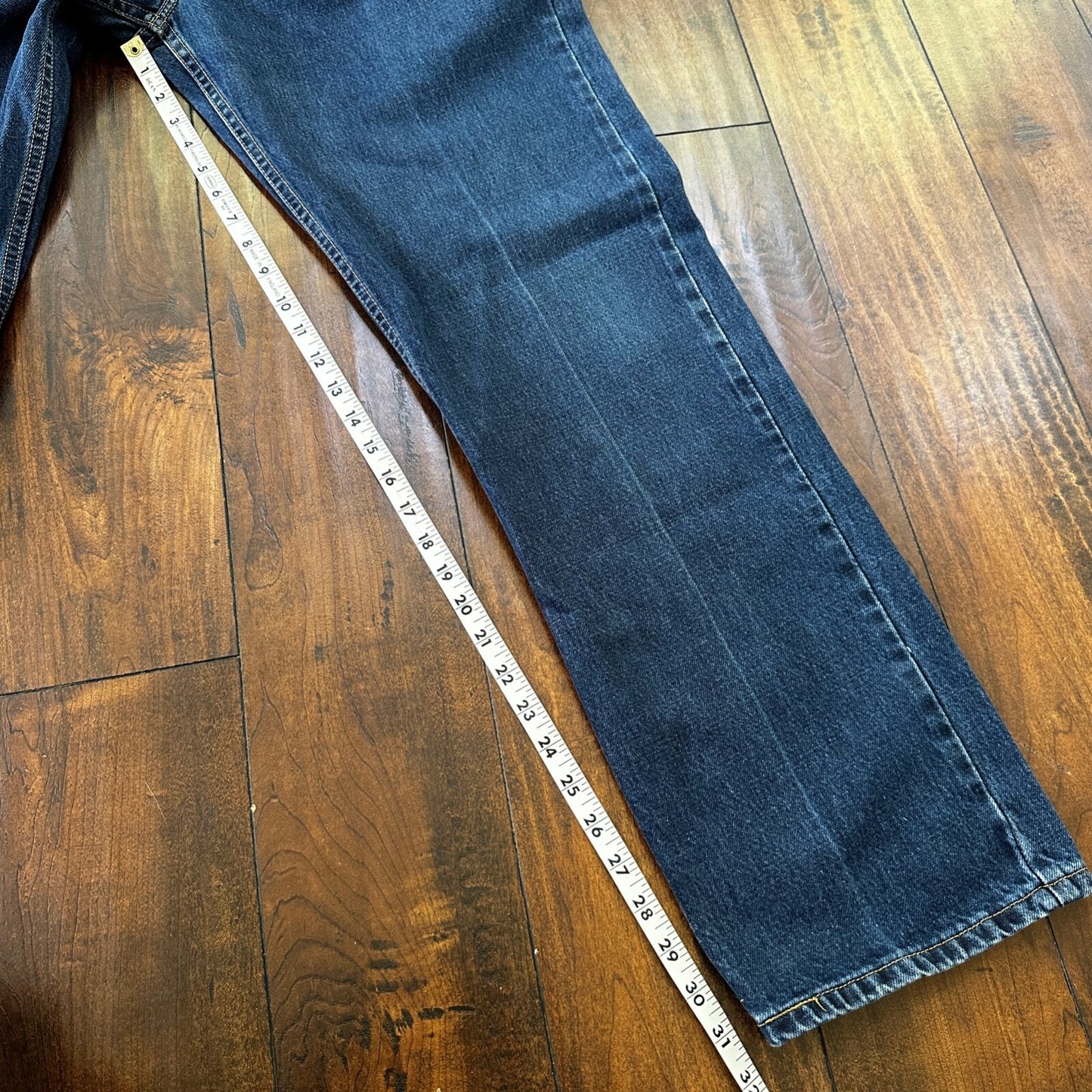 Levis 505 Vintage 90s Straight Leg XX Mexico Jeans 36x32 Med Wash 34x31