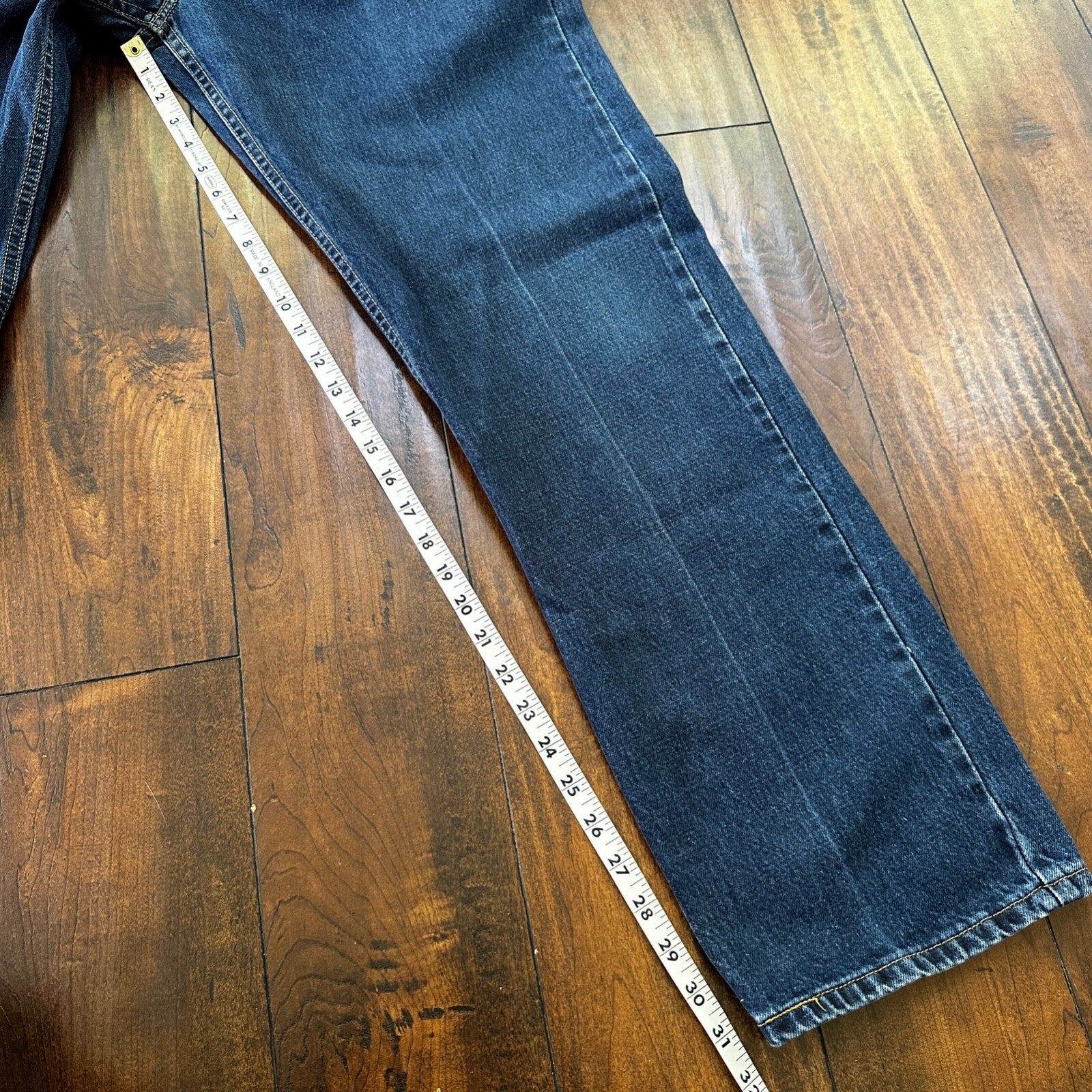 Levis 505 Vintage 90s Straight Leg XX Mexico Jeans 36x32 Med Wash 34x31