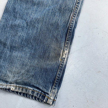 Levis 501 Vintage Y2K XX Straight Leg Jeans Blue Light Wash 34x34 Act 33x33