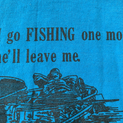 Funny Fishing Vintage T Shirt 80s 90s Long Sleeve Miss My Wife Hunting Humor