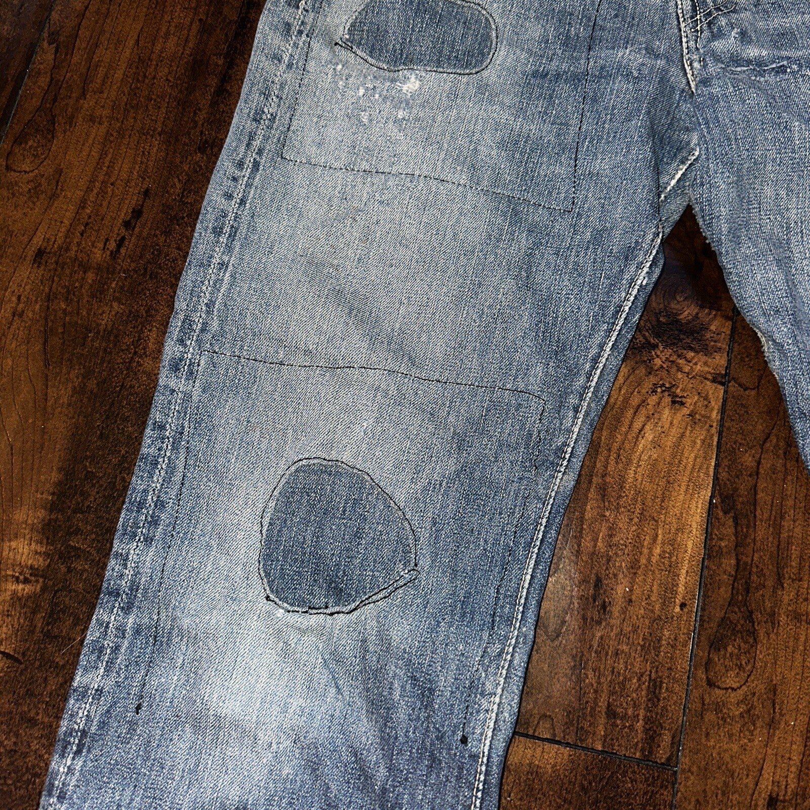 Levis 501 XX Big E True VTG 40s 50s Redline Selvedge Denim Jeans 1940s 25x26