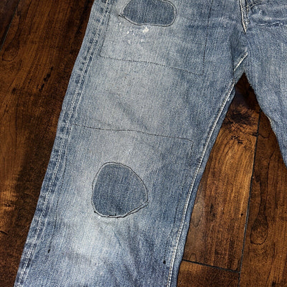 Levis 501 XX Big E True VTG 40s 50s Redline Selvedge Denim Jeans 1940s 25x26