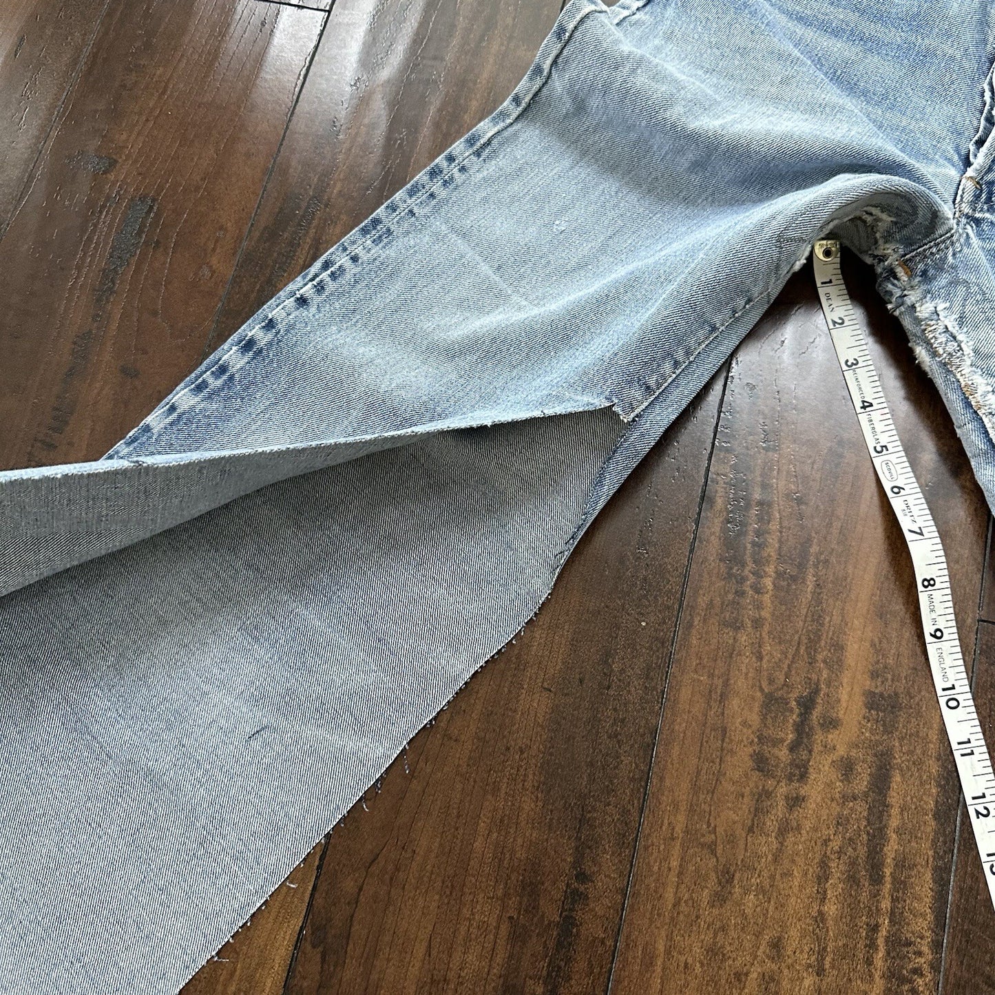 Levis Vintage 80s Redline Selvedge USA 501 XX Jeans 66 70s Thrashed Act 28x29