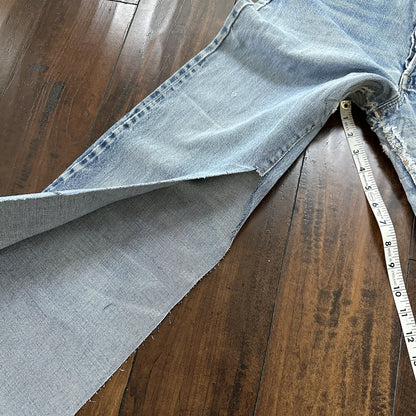 Levis Vintage 80s Redline Selvedge USA 501 XX Jeans 66 70s Thrashed Act 28x29