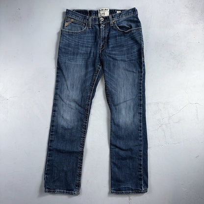 Ariat Jeans Mens 33x34 Blue M4 Boot Cut Relaxed Coltrane Jeans Denim Medium Wash
