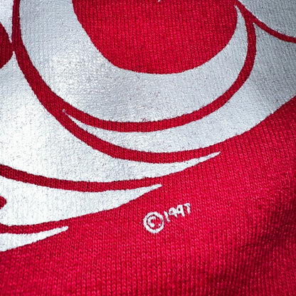 Survival Lines Earth VTG T Shirt Hippie Anvil Band Promo Trip 90s 2XL Tree Music