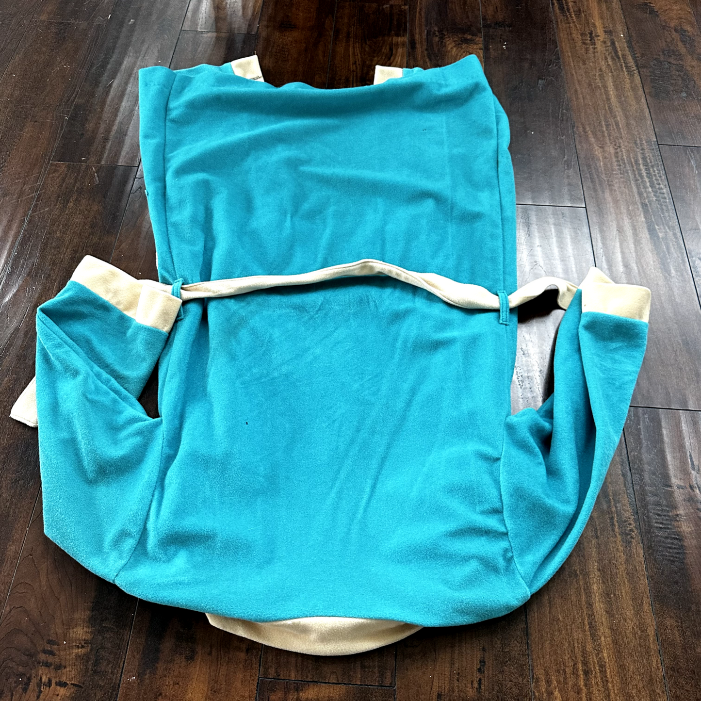 Vintage Blue 1980s Robe USA Small One Size Unisex 80s 70s Cool Basic Pajama