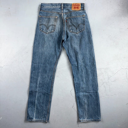 Levis 501 Vintage 90s XX Straight Leg Jeans Y2K Light Wash 33x34 Act 30x30