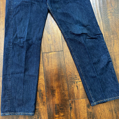 Levis 501 Vintage Y2K Straight Leg XX 2000s Jeans 34x32 Dark Wash Act 33x31