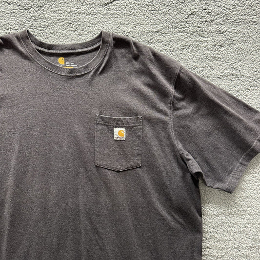 Carhartt Vintage Style Pocket T Shirt Travis Scott Thrashed Faded 3XL Faded Blk