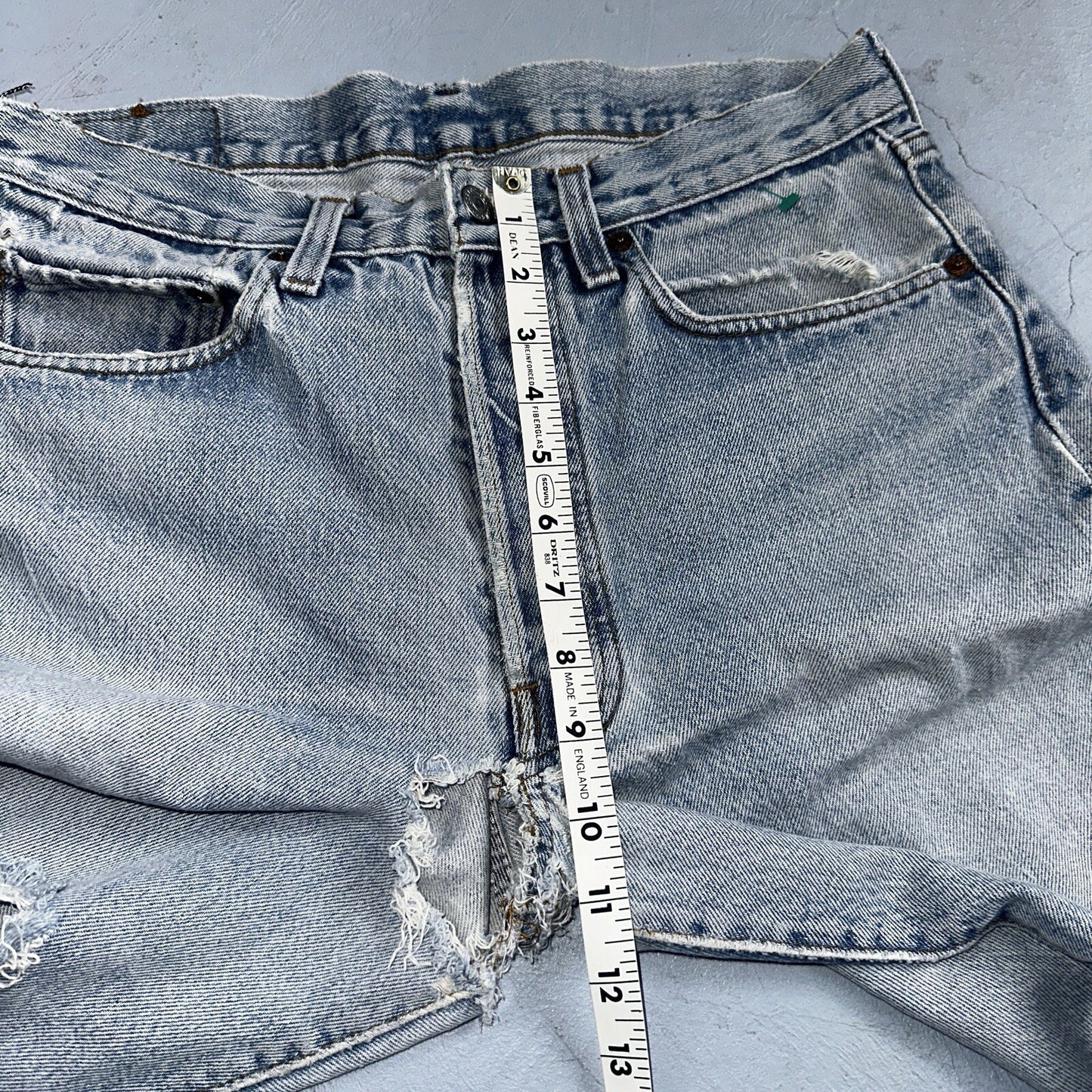 Levis 501 Vintage 80s USA XX Straight Leg Jeans 33x30 Altered Skinny Act 30x33