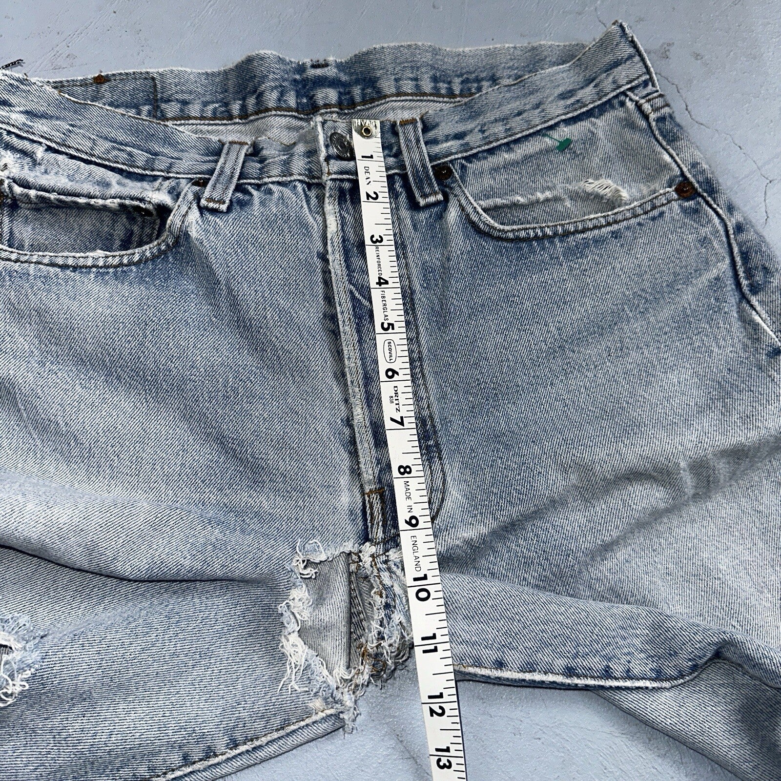 Levis 501 Vintage 80s USA XX Straight Leg Jeans 33x30 Altered Skinny Act 30x33