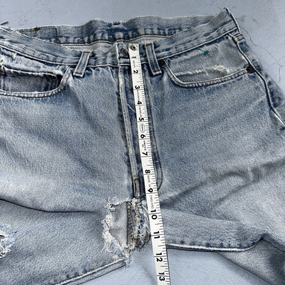 Levis 501 Vintage 80s USA XX Straight Leg Jeans 33x30 Altered Skinny Act 30x33