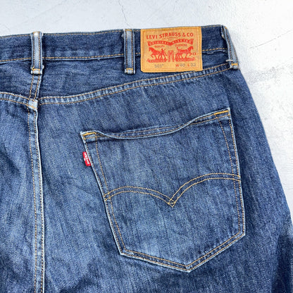 Levis 501 Y2K XX Straight Leg Jeans Blue VTG Dark Wash 40x32 Act 40x31