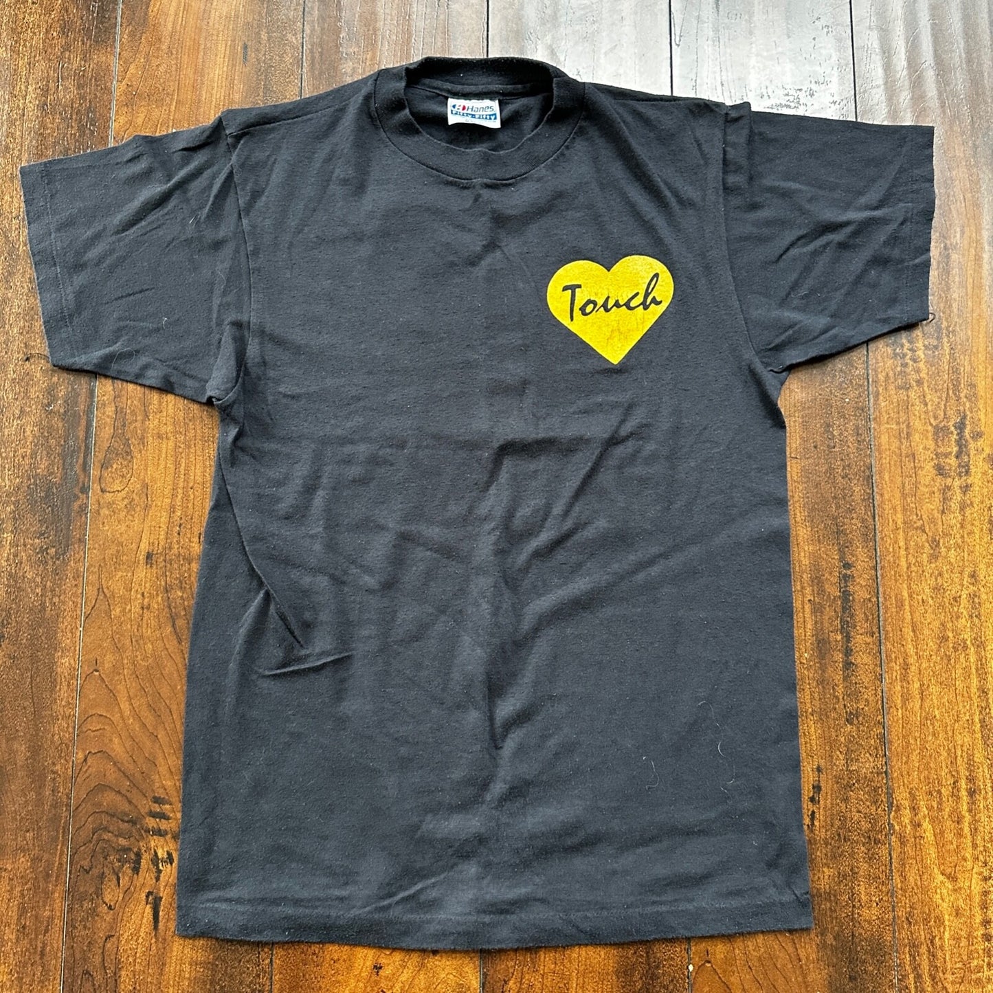 Rock N Roll Touch My Heart Vintage T Shirt 80s Music Band Tee Guns N Roses Rare