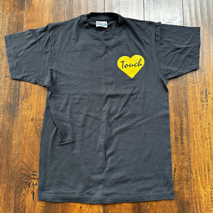 Rock N Roll Touch My Heart Vintage T Shirt 80s Music Band Tee Guns N Roses Rare