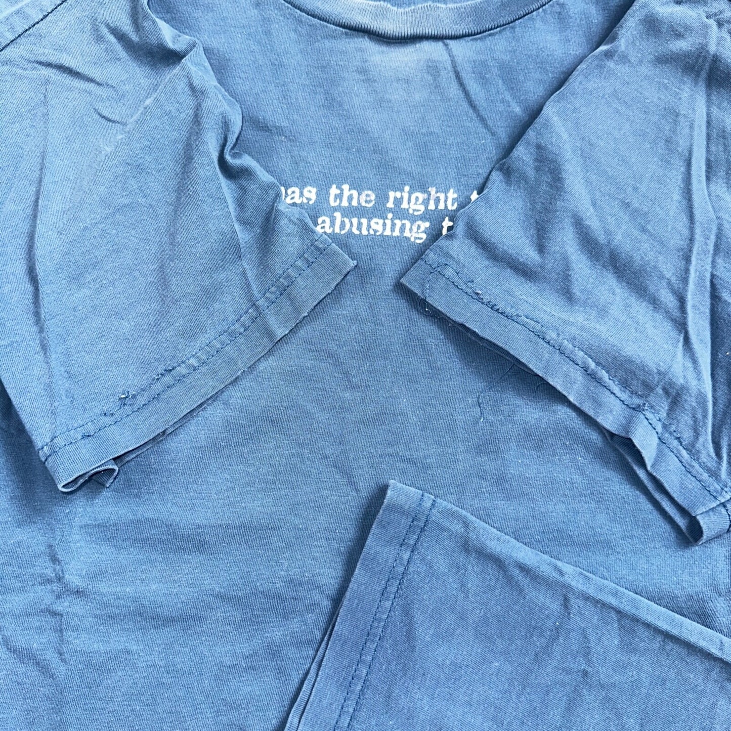 Funny Quote Idiot VTG T Shirt Y2K Text Typographic Comic Laugh Out Loud Joke