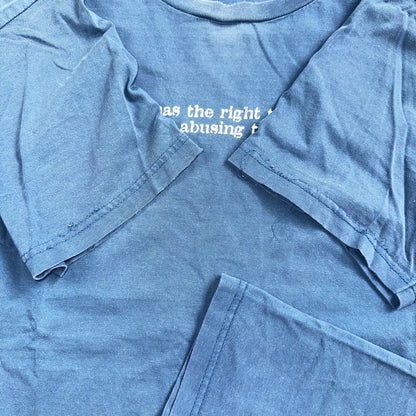 Funny Quote Idiot VTG T Shirt Y2K Text Typographic Comic Laugh Out Loud Joke