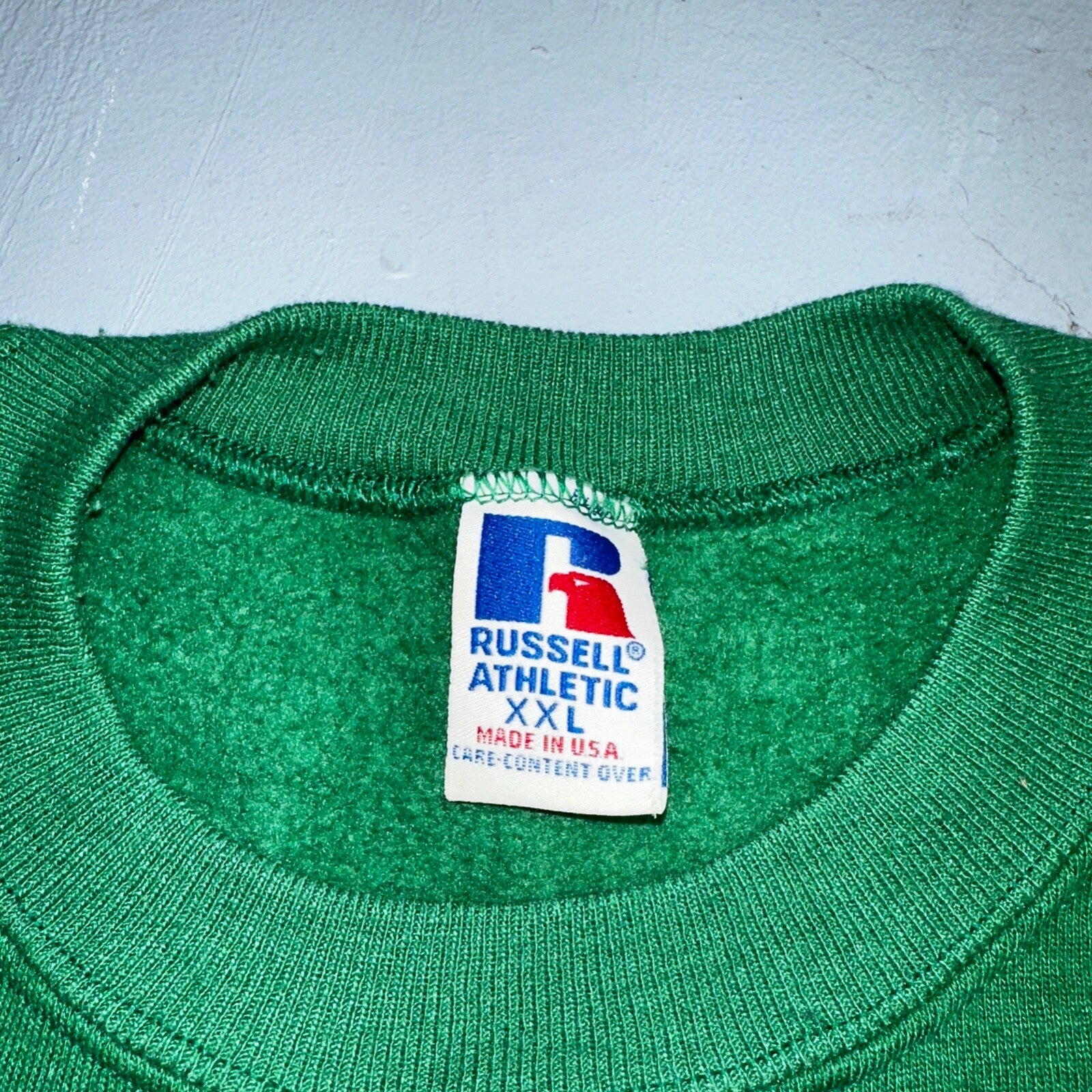 Oregon Ducks Donald Russell Athletic Sweatshirt 2XL VTG Crewneck Green 90s USA