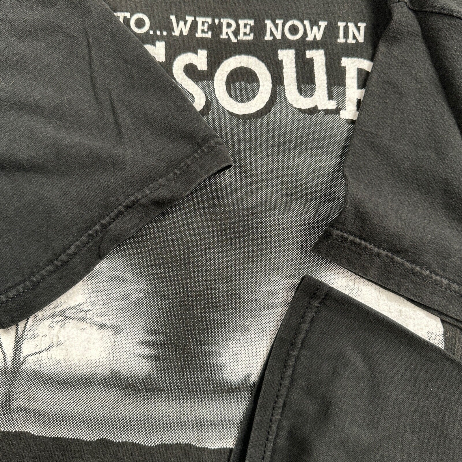 Missouri Toto VTG T Shirt 90s Y2K Tornado Alley Midwest FOTL Black Fun Art Tree