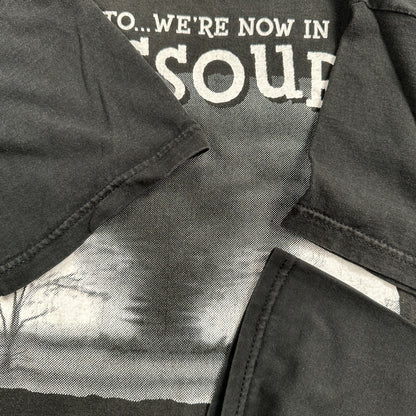 Missouri Toto VTG T Shirt 90s Y2K Tornado Alley Midwest FOTL Black Fun Art Tree