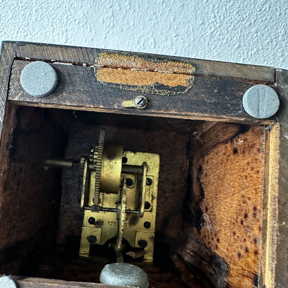 Hollande Angleterre Improved Maelzel Metronome Windup Wood Vtg Antique Paris