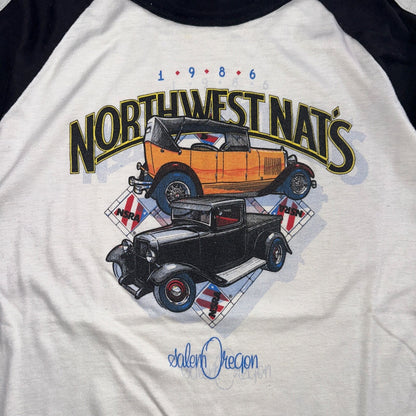 Northwest Nats Oregon VTG T Shirt Salem Oregon Cars Racing Cool Graphic PDX Tee