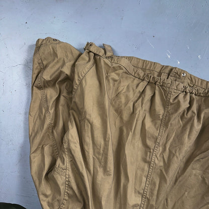 H&M Women’s Boxy Twill Jacket Beige Size XL Military Vintage Crop Style Stained